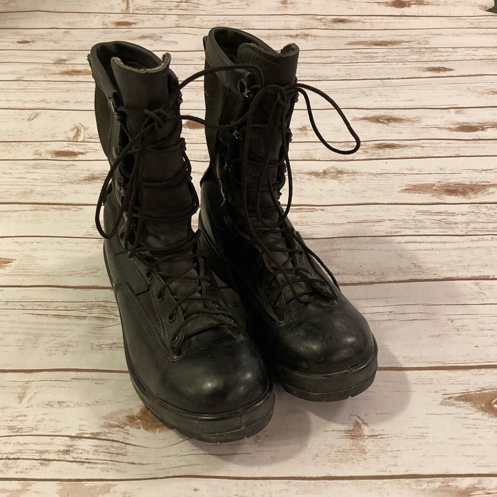 Vibram Black Belleville Lace Up Gortex Tactical Boots 9.5